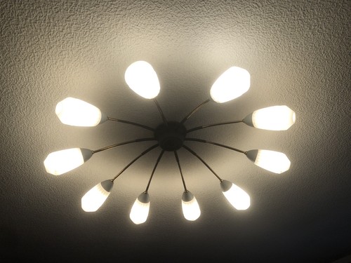 Vintage sputnik tütenlampe - vintage,
