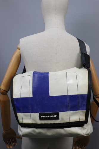 Freitag f12 dragnet white blue - f12,