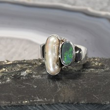Boulder Opal Ring, 925er