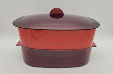 Tupperware Multi - Micro - Dämpfer rot - Dampfgarer für die Mikrowelle TOP
