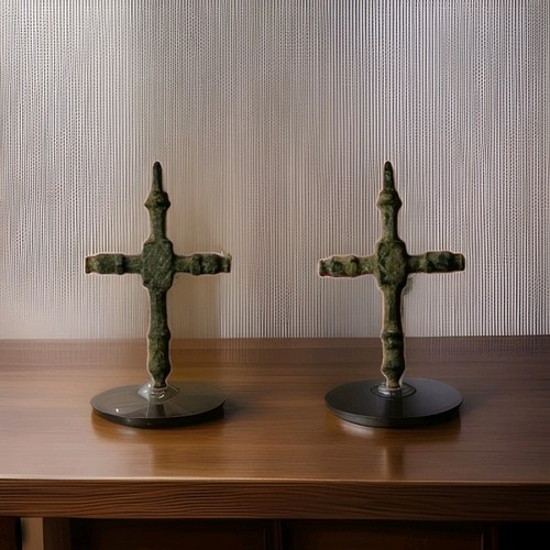 Bysantinisches bronze kreuz - bysantinisches,