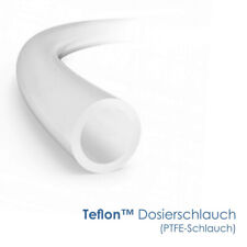 4x6mm - PTFE Dosierleitung/Dosierschlauch - Dosieranlage Chlor/PH Teflonschlauch