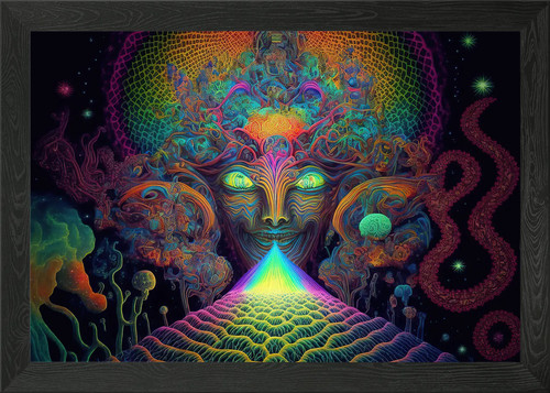 Psychedelisch gerahmtes - psychedelisch,