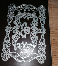 Stanzen Cutting die Kartengestaltung Rahmen Blumen Schleifen groß