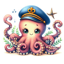 Wandtattoo Aufkleber Octopus