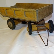 FWF FRÖBEL PGH Werdau DDR LKW Anhänger Holzspielzeug LKW Ostalgie (856) Bastler