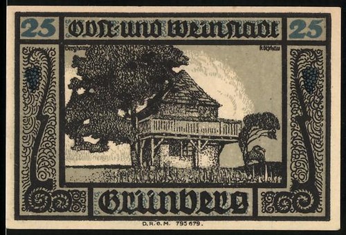 Notgeld grünberg schl - i., 25
