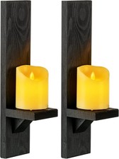 Romadedi Holz Kerzenhalter