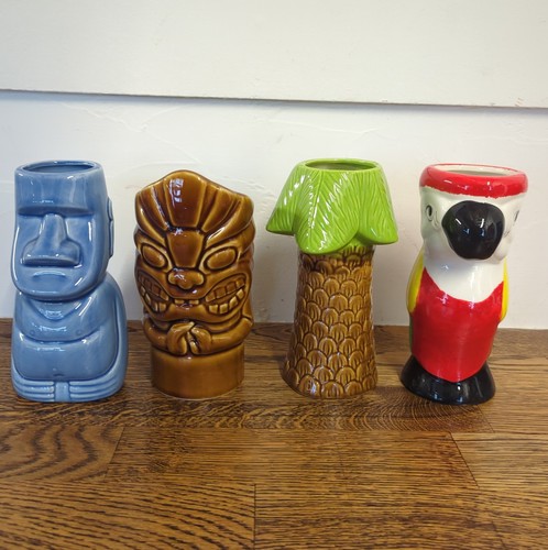 4er set keramik - 4er, tiki