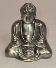 Silvertone Cast Metal Buddha