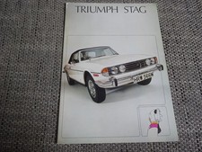 Triumph stag prospekt brochure - stag,