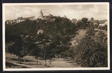 Ansichtskarte Rosenfeld, Ortsansicht mit Kirche und Streuobstwiese 1937 