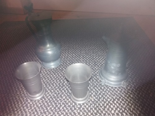 Zinnkannen stück sowie - zinnkannen, 2