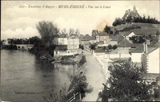 Ak Mûrs Erigné Maine et Loire, Vue sur le Louet - 2897548