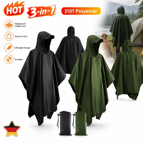 3in1 regenponcho wasserdicht - regenponcho,