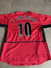 Manchester United Trikot Mit Van Nistelrooy Und Der Nummer Zehn Hinten Drauf ￼