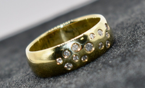 Sternenhimmel ring 585 14k - 585, /