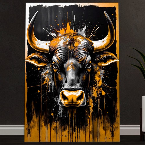 Wandbild stier bulle - bulle,