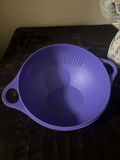 TUPPERWARE Multi-Sieb - 3,75 Liter LILA Sieb Stehsieb Abtropfsieb Groß 3750 ml