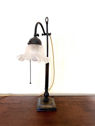 Tischlampe galgenlampe messing - tischlampe,