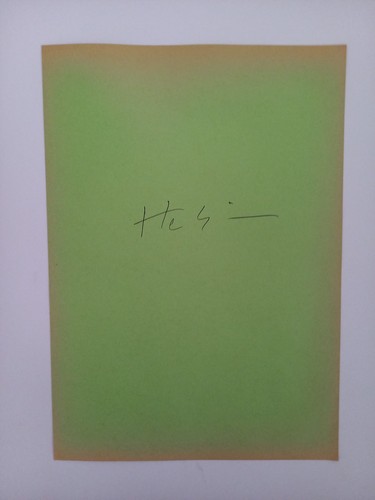 Andre heller signiertes din - -,