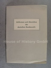 141020: Heft "Uniformen und Abzeichen der deutschen Bundeswehr" Stand 1.2.1956