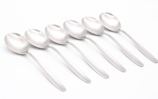 WMF Cromargan Hamburg Suppenlöffel Set Löffel aus Edelstahl Länge 19,5 cm