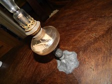 hochwertige alte Petroleumlampe Kosmos Brenner Jugendstil