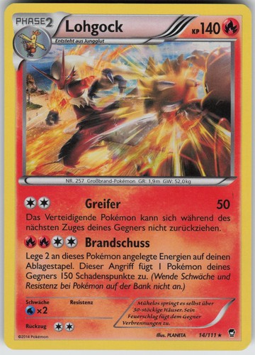 Lohgock holo furious fists - furious,