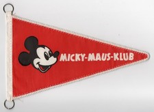 MICKY-MAUS-KLUB Fahrradwimpel,  Zustand 0-1