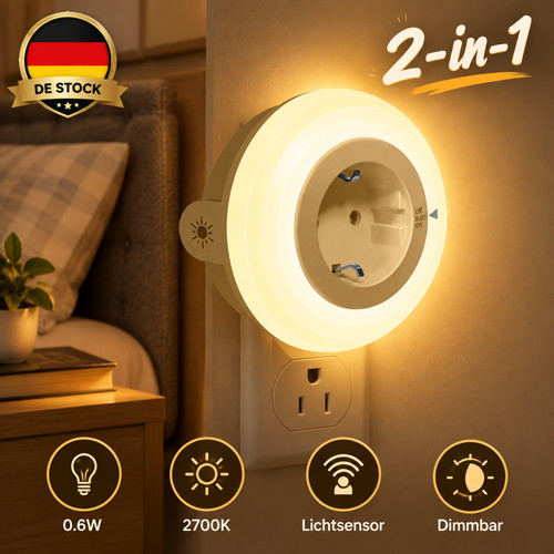 Steckdosenlampe wandleuchte - steckdosenlampe,