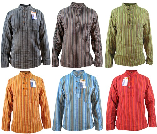 Gestreift herren opa hippie - gestreift,