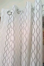 1 Dekoschal ÖsenGardine Vorhang Schal BAUMWOLLE Tür Fenster blickdicht 140x260cm