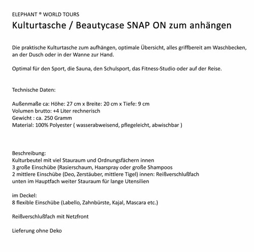 Kulturtasche kulturbeutel - kulturtasche,
