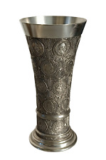 Grenningloh Zinnbecher Weinkelch Zinnkrug Weinbecher Zinnkelch mit Münzen