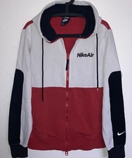 Nike Air Sweatjacke rot/weiß