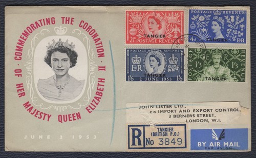 Tanger 1953 coronation of - coronation,