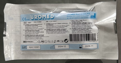 Uromed katheterventil 1501 - ,