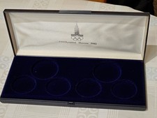 Blaue Etui für Münzen Moskau