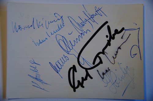 Autogrammbeleg gerd fröbe - autogrammbeleg,
