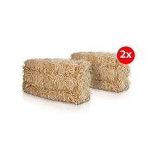 2 Weizenstroh Ballen ca. 24 kg