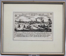 Original Kupferstich Hanau um