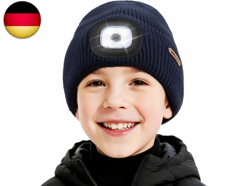 Kinder mütze mit led - mütze,