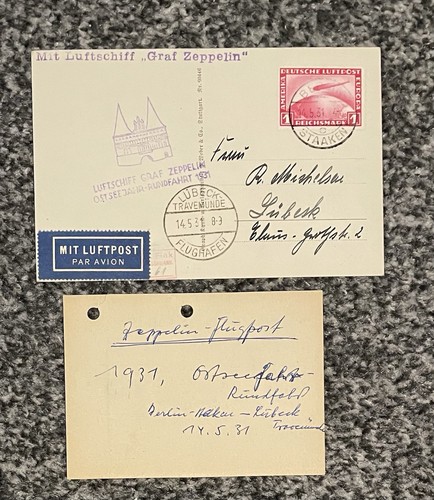 Graf zeppelin luftpost 1931 - ,