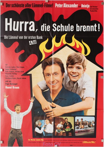 Kino plakat hurra die - die, schule