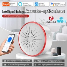 Tuya WiFi ZigBee Smart Siren Alarm Sound and Light Home Security Alarm Detector