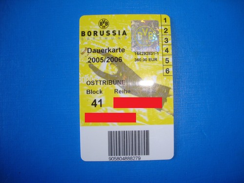 2005 ticket dauerkarte - 2005,