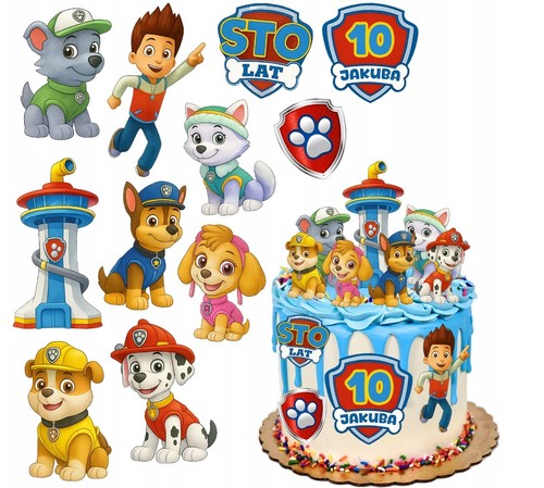 Paw patrol essbar party - patrol,