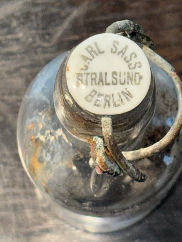 Alte flasche carl sass - carl,