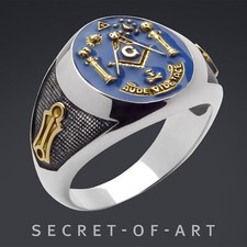 Freimaurer Ring 925